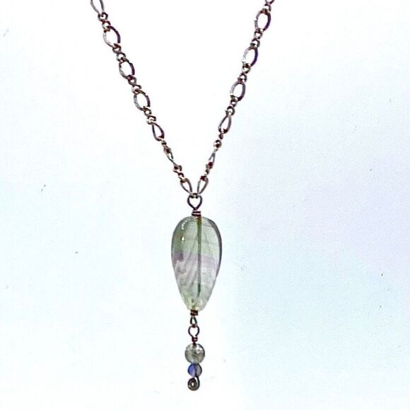 ALR Sterling 925 Silver & Crystal Necklace - Picture 2 of 10